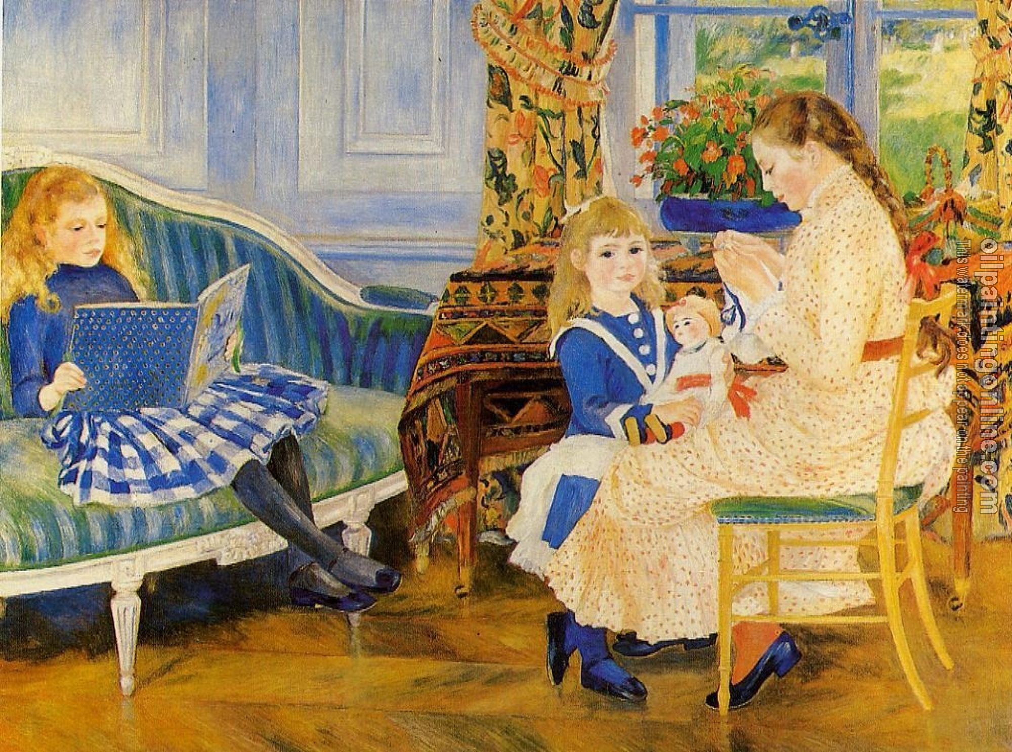 Renoir, Pierre Auguste - Marguerite, Lucie and Marthe Barard